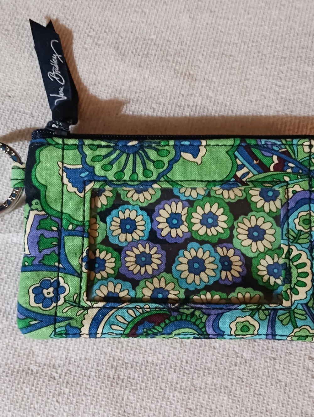 Vintage Vera Bradley Blue Rhapsody, 2009 Quilted Cotton Coin Purse